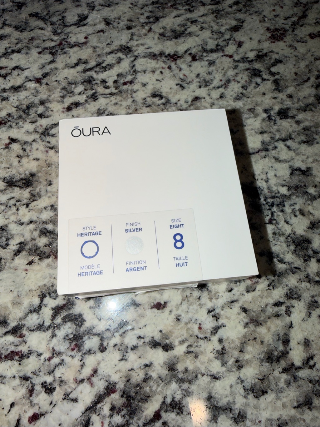 Oura Silver Heritage Ring - White Box
